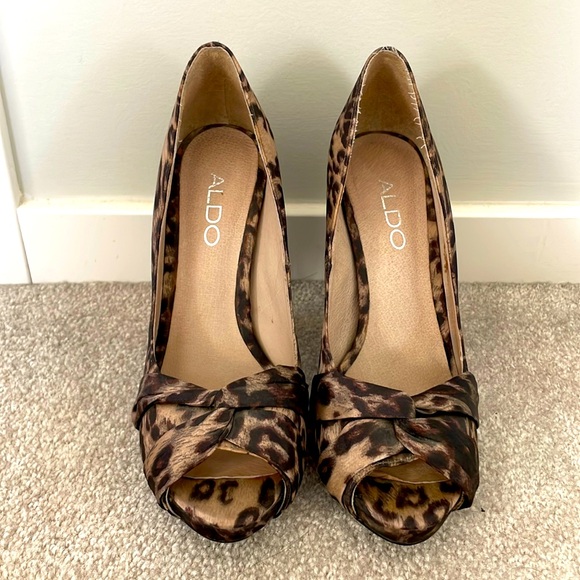 Aldo Animal Print High Heels - Sz 36/5.5 - Picture 1 of 6